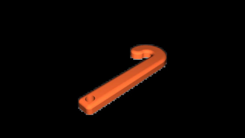 Брелок для ключей "Хоккейная клюшка"