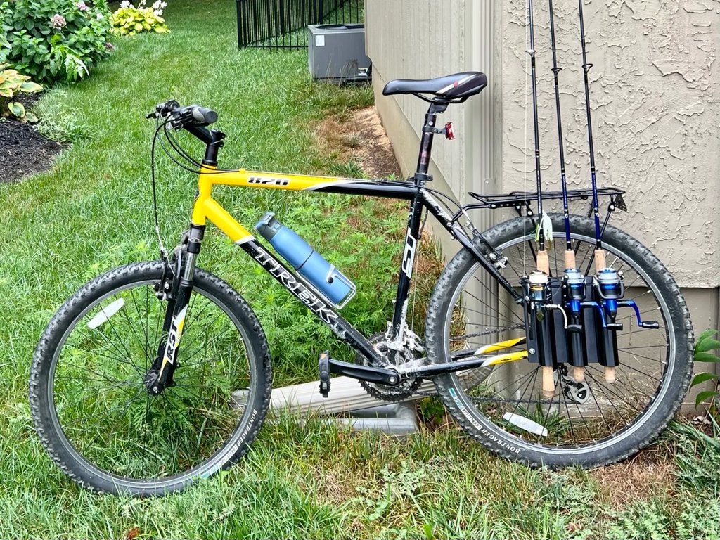 Крепление для удочек на велосипед Fishy Bike