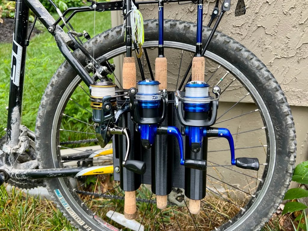 Крепление для удочек на велосипед Fishy Bike