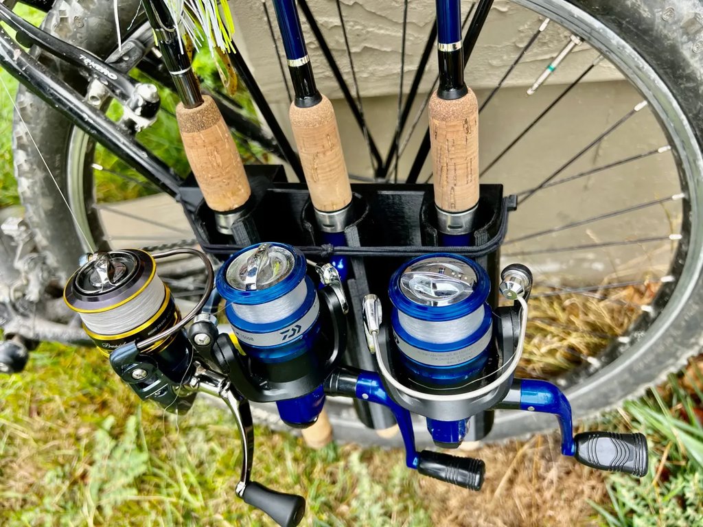 Крепление для удочек на велосипед Fishy Bike