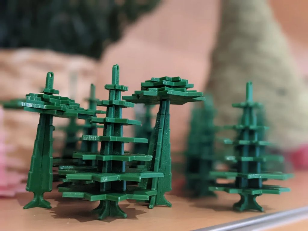 Плоская елочная открытка-украшение