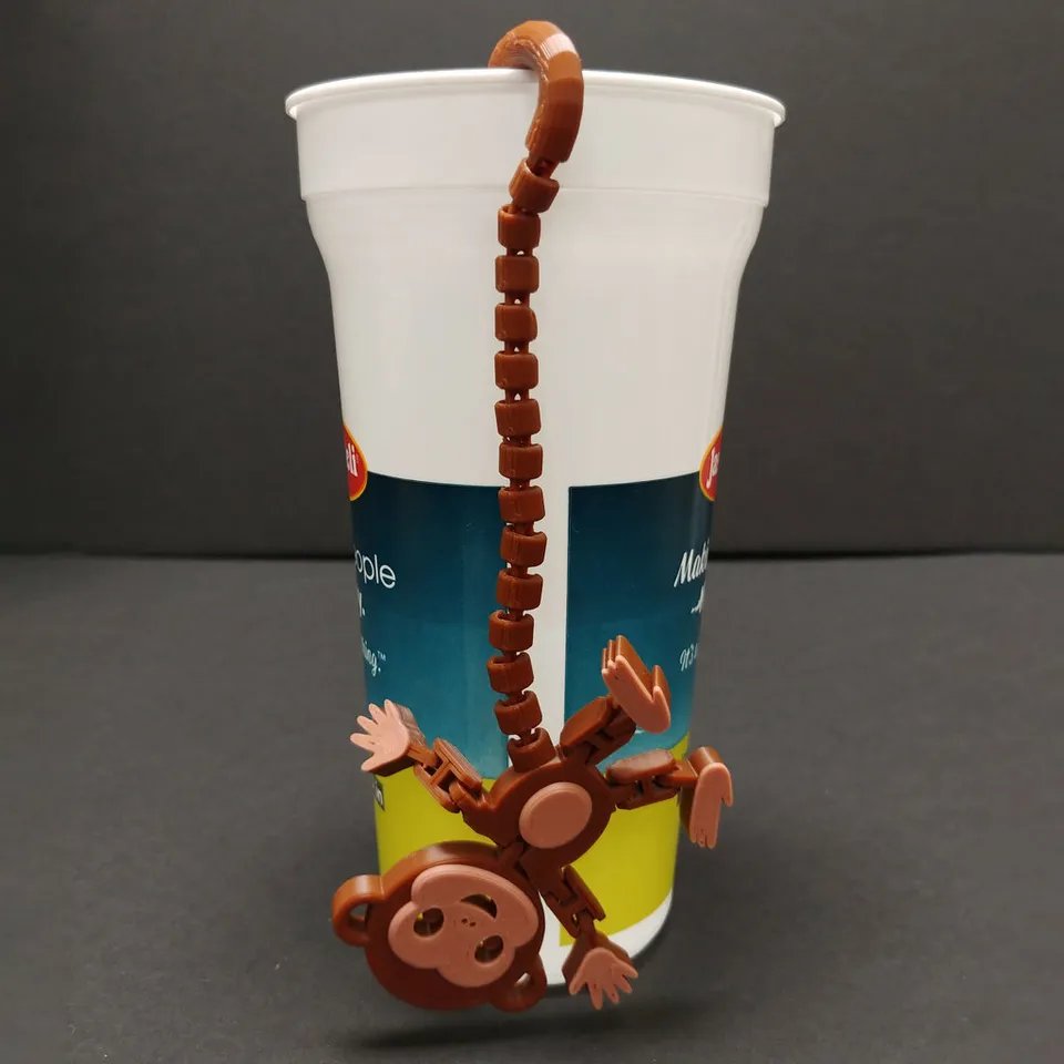 Гибкая шарнирная обезьянка (с обновленным хвостом)