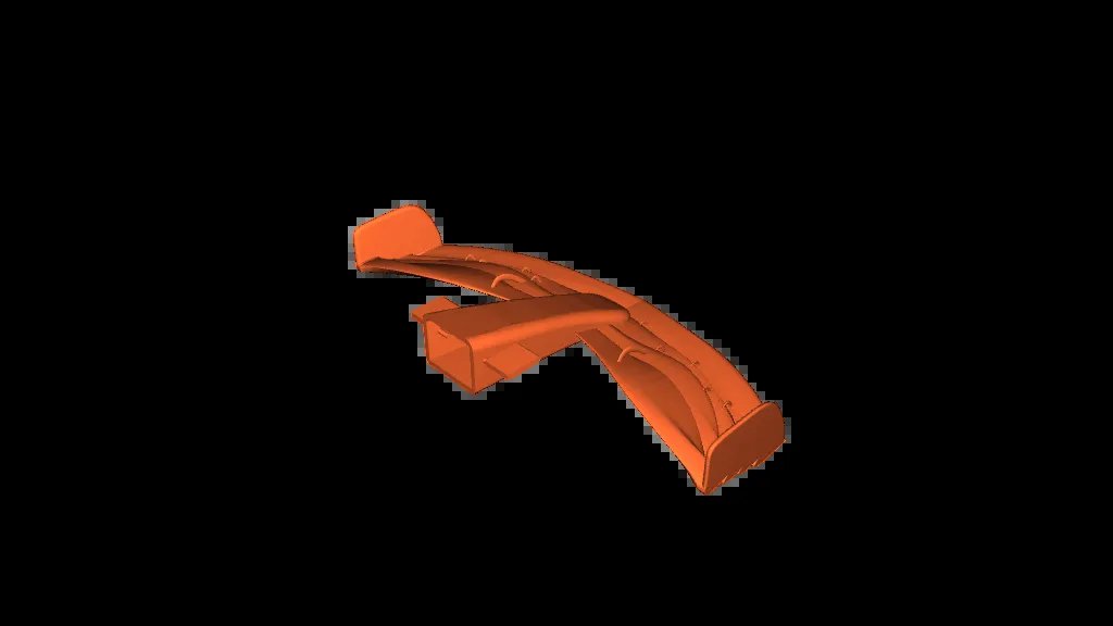 Переднее крыло болида Формулы-1 2022 года