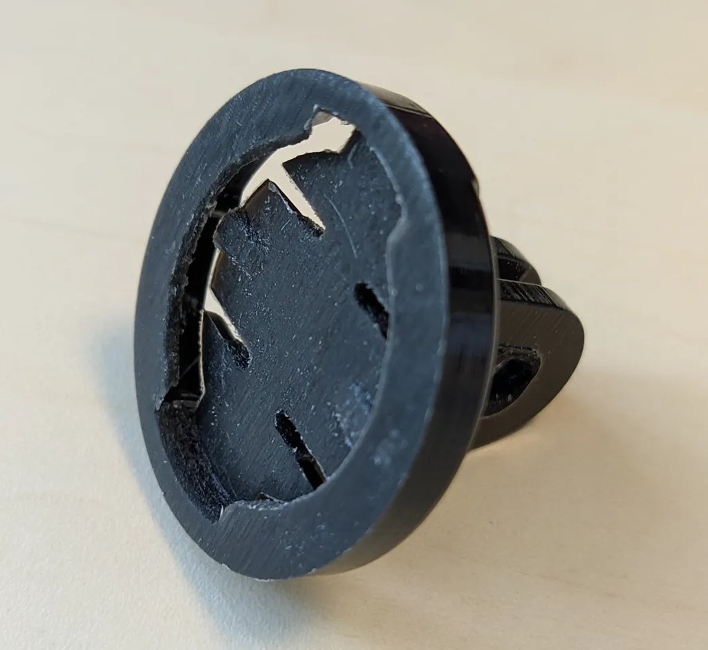 Адаптер для крепления Garmin/Wahoo с четверть оборота к GoPro с двумя штырями