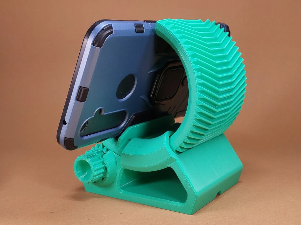 Подставка для телефона с шестеренками 2