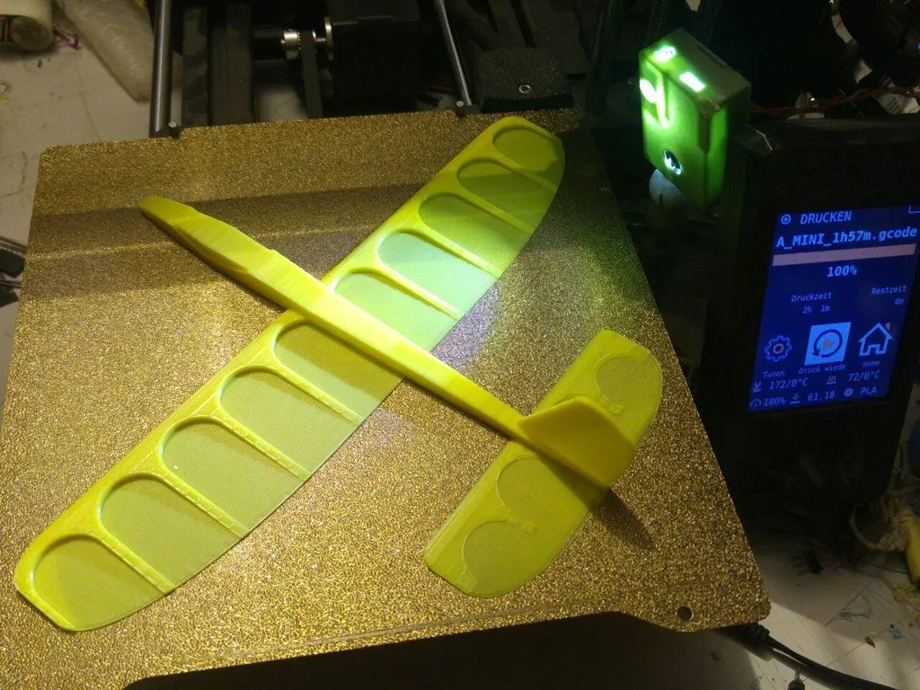 Планер - Игрушечный самолет для Prusa Mini