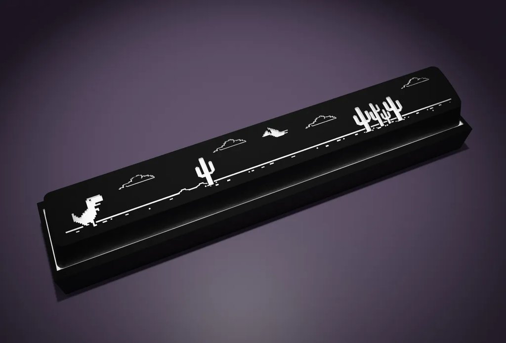 Клавиша-пробел "Динозавр Google"