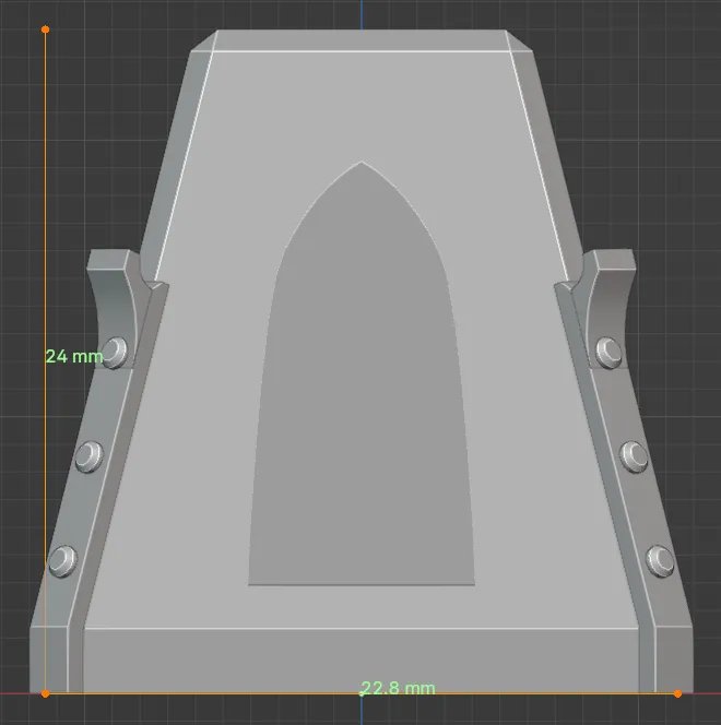 Противотанковые заграждения в стиле "мрачного будущего" для варгеймов