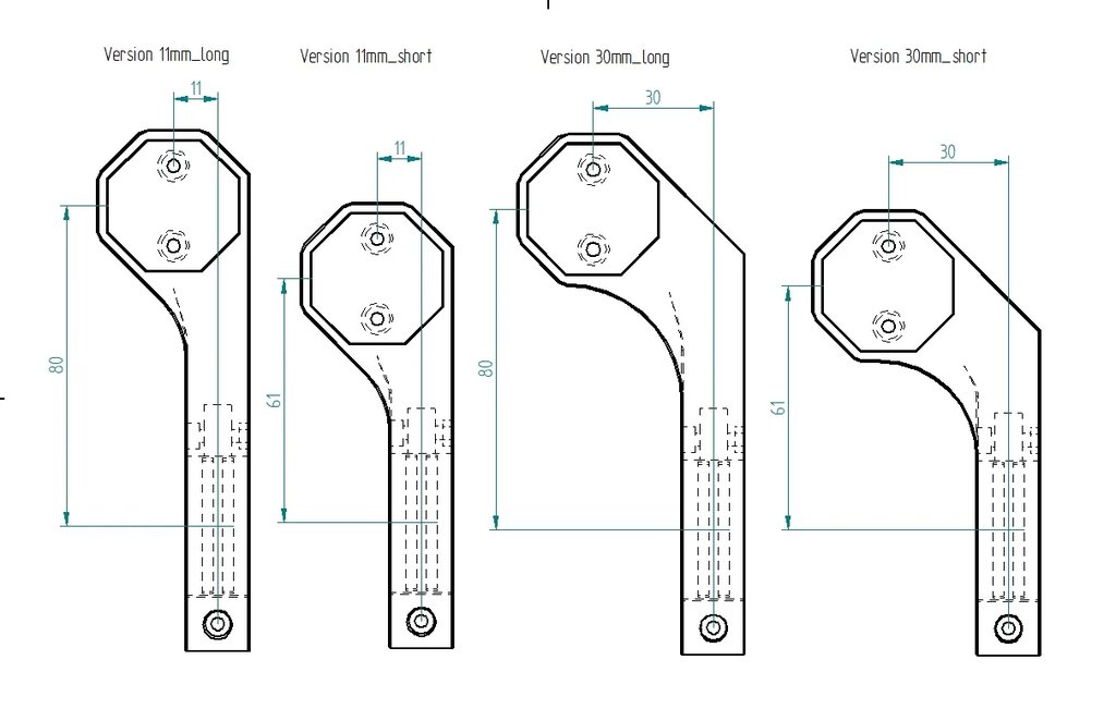 Крепление на руль для Garmin и совместимых устройств - длинное