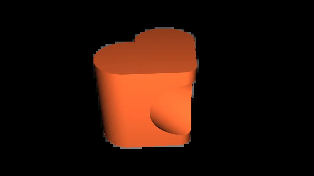 Стопор для шнурков и кордов в форме сердца