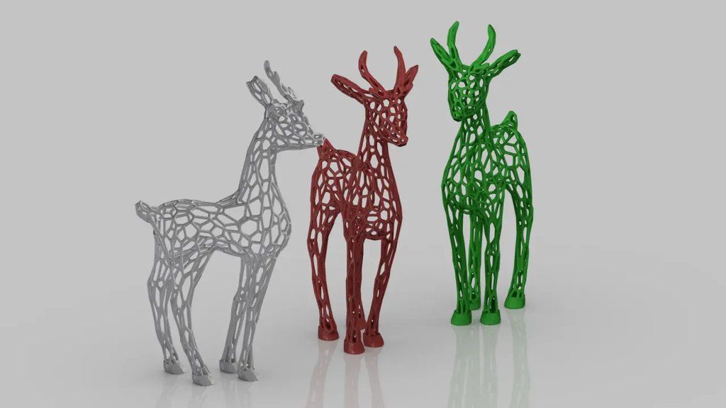 Декоративные олени к праздникам