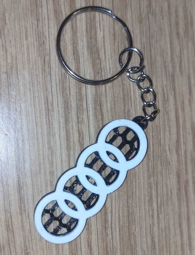 Брелоки в стиле сотовой структуры с логотипами автомобильных брендов. Часть 1