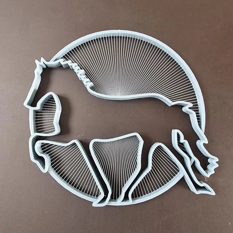Исландская лошадь - String Art