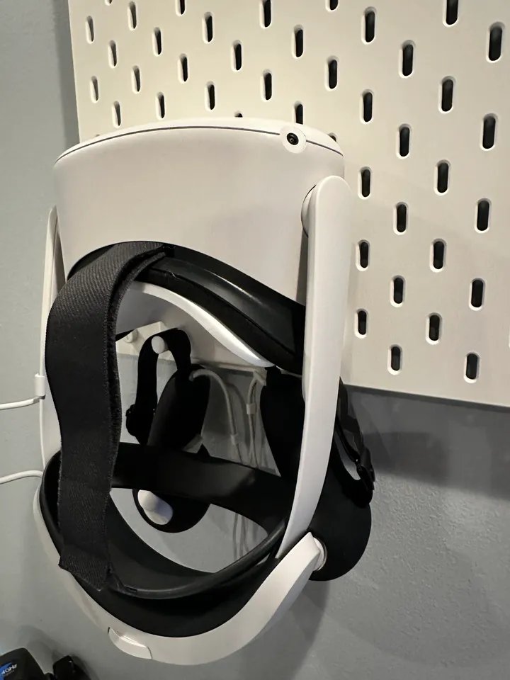 Крепление для Meta Quest 2 / 3 на Ikea Skadis