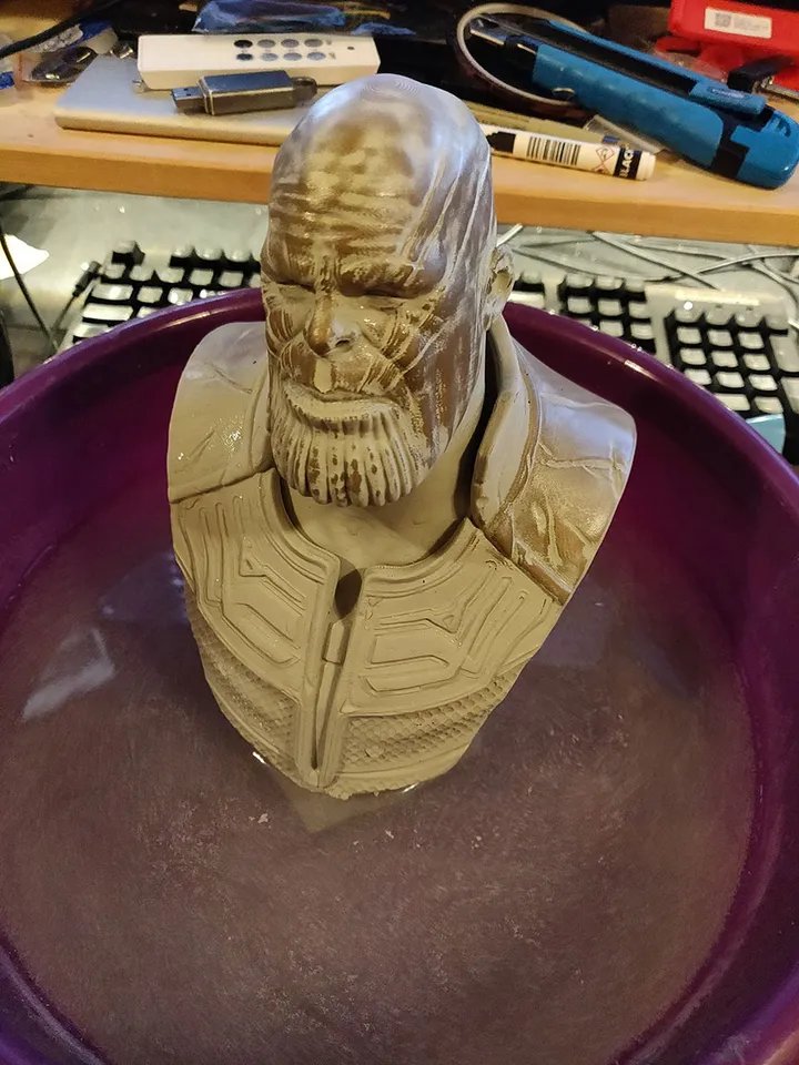 Бюст Таноса из "Войны бесконечности" (STL)