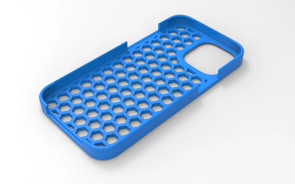 Чехол для iPhone 13 Pro Max с гексагональным дизайном