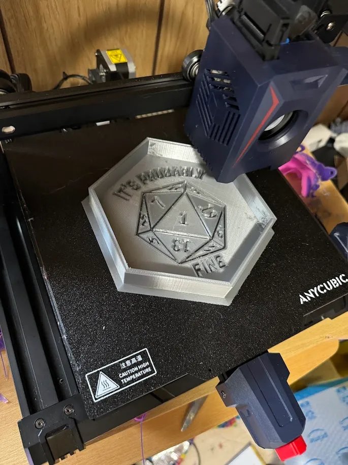 Подставка для кубиков "Наверное, всё в порядке"