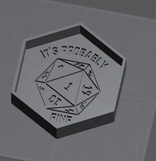 Подставка для кубиков "Наверное, всё в порядке"