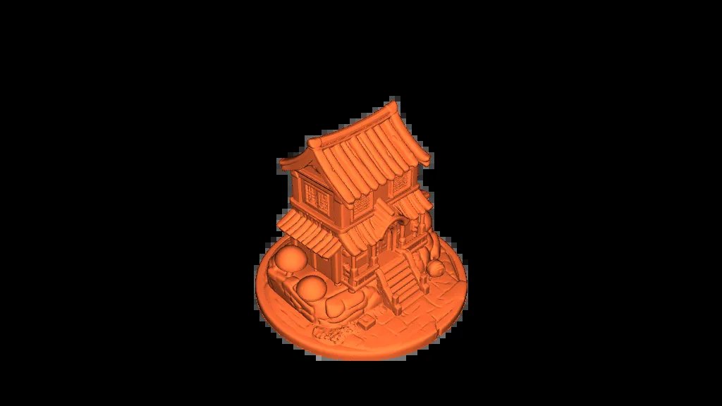 Миниатюра японского дома