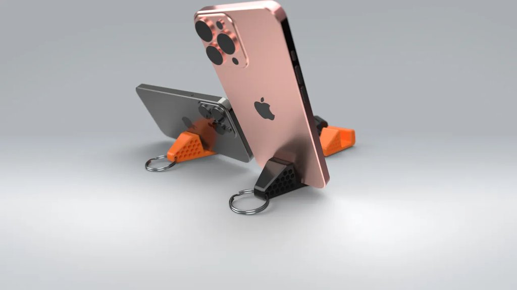 Подставка для телефона на брелок