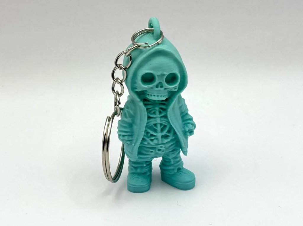 Брелок 'Скелет в толстовке'