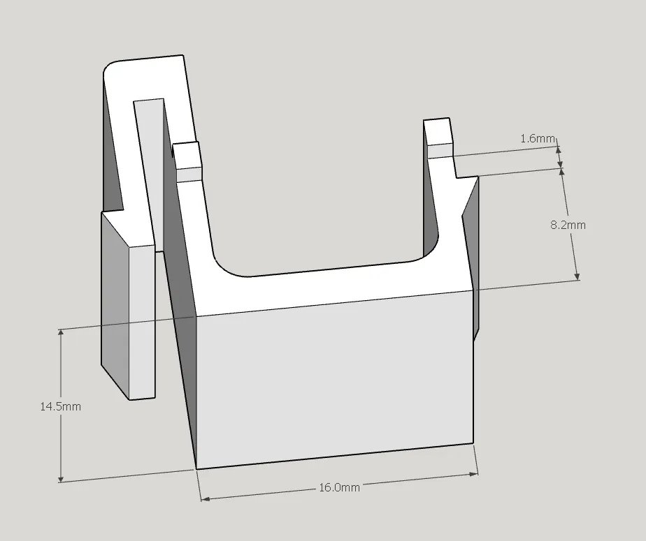 Пустая накладка для Keystone