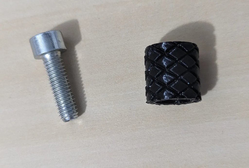 Ручка для винта с потайной головкой M6 - замена бабочке для коленного артрометра