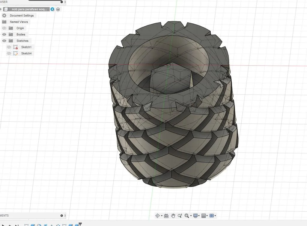 Ручка для винта с потайной головкой M6 - замена бабочке для коленного артрометра