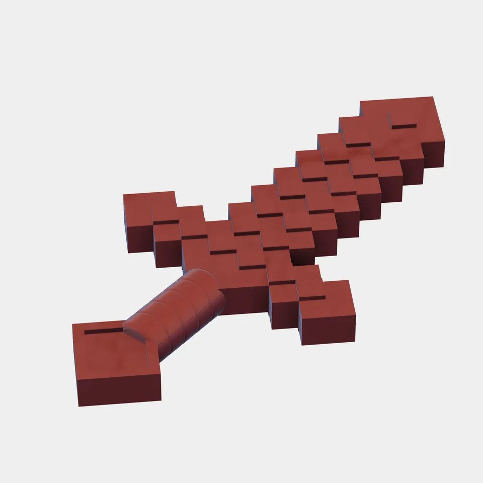 Меч Minecraft из LEGO