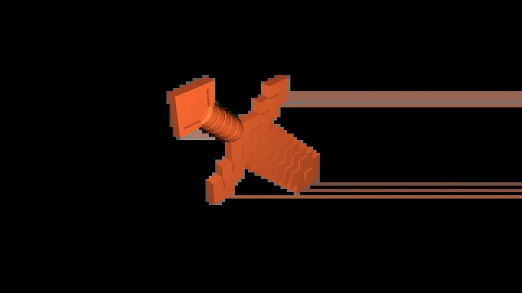 Меч Minecraft из LEGO