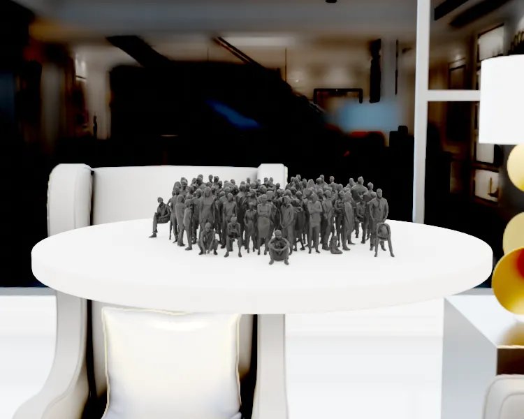 Набор миниатюрных фигурок людей Low Poly – Часть 1/8