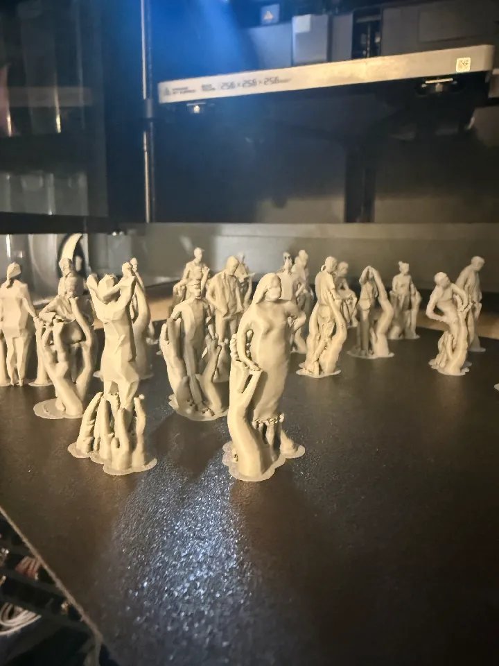 Набор миниатюрных фигурок людей Low Poly – Часть 1/8