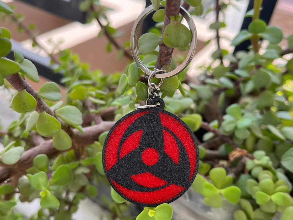 Набор брелоков "Глаза Мангекё Шаринган" (Наруто)