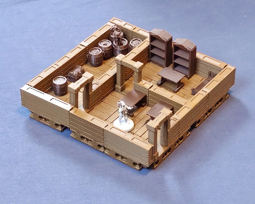 Деревянные стены для подземелий