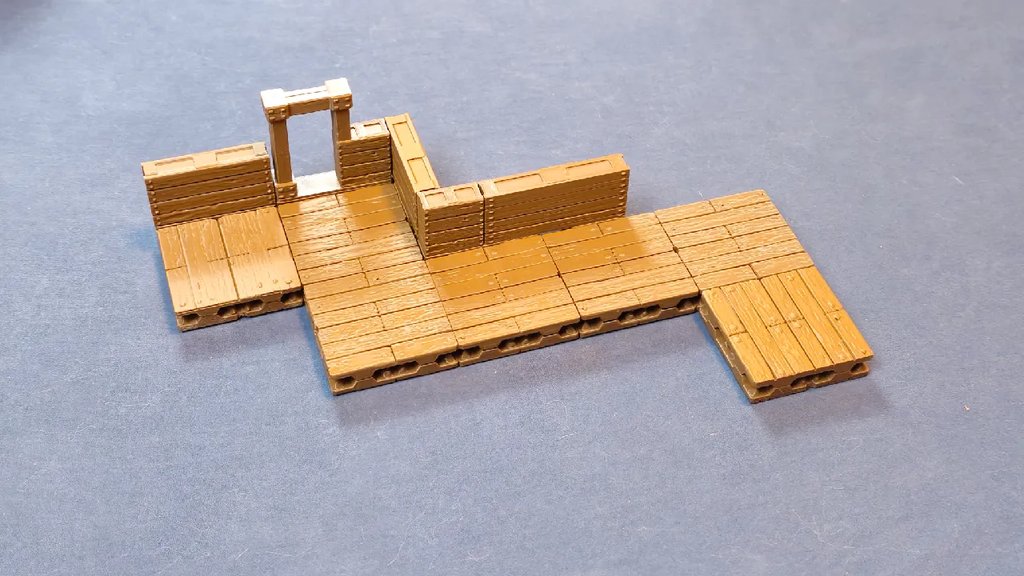 Деревянные стены для подземелий