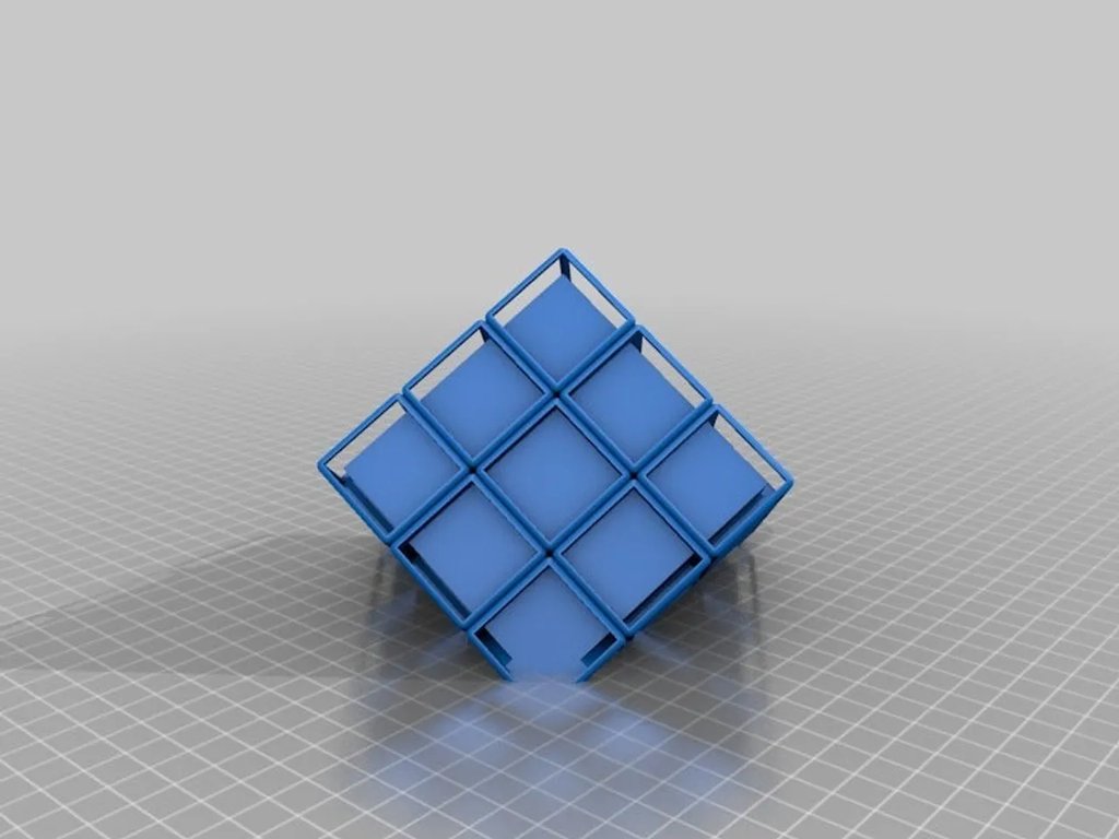 Тающий кубик Рубика (многоцветный)