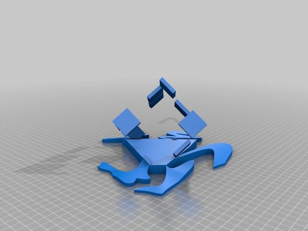 Тающий кубик Рубика (многоцветный)