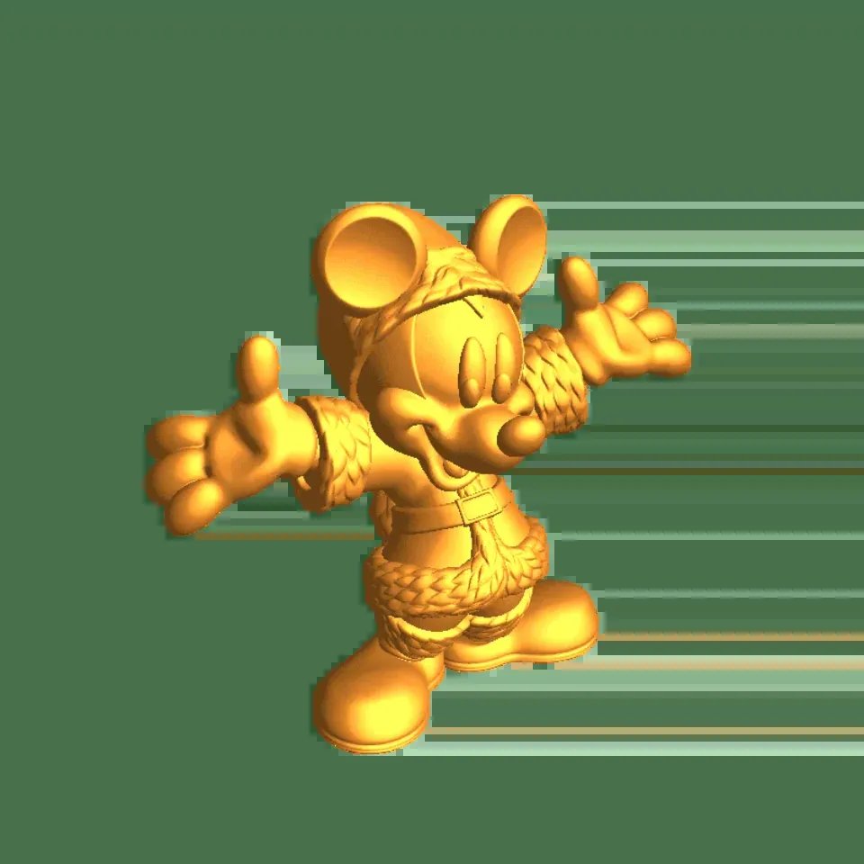 Рождественский Микки Маус