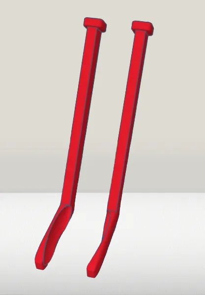 Миниатюрные хоккейные клюшки (правая и левая)