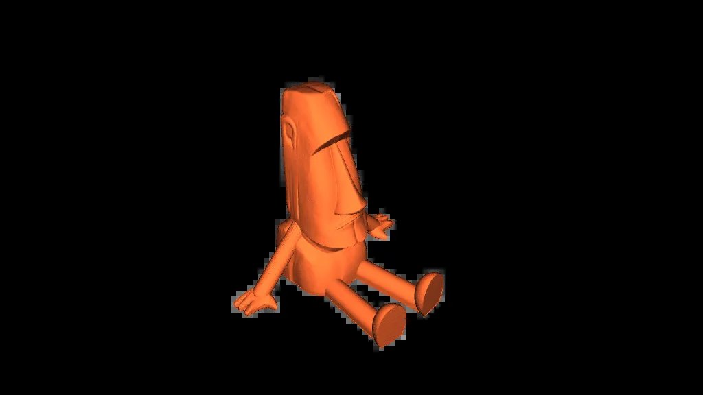 Мини Моаи Дружок