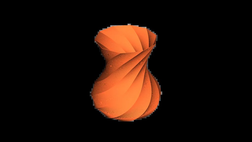 Современная спиральная ваза – Элегантное 3D-печатное украшение