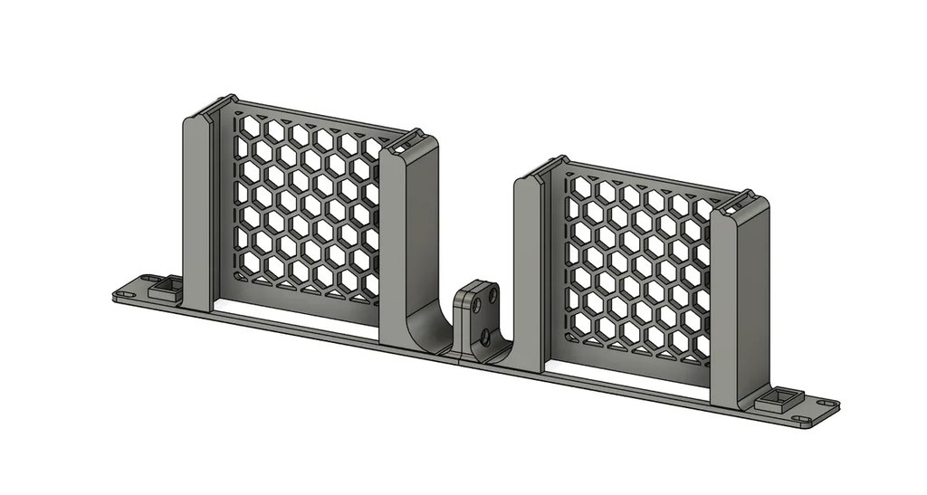 Модульная настенная стойка для UniFi UXG Max | UniFi UCG-Ultra | UniFi UCG-Max (19" версия)