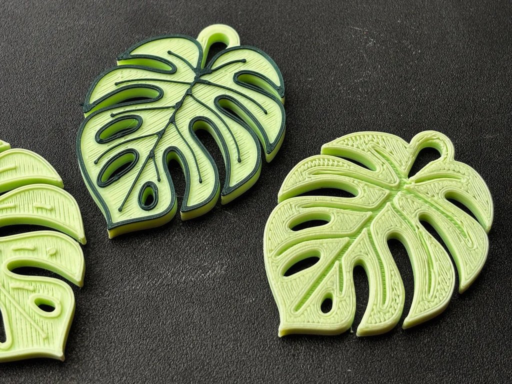 Брелок-лист Монстеры