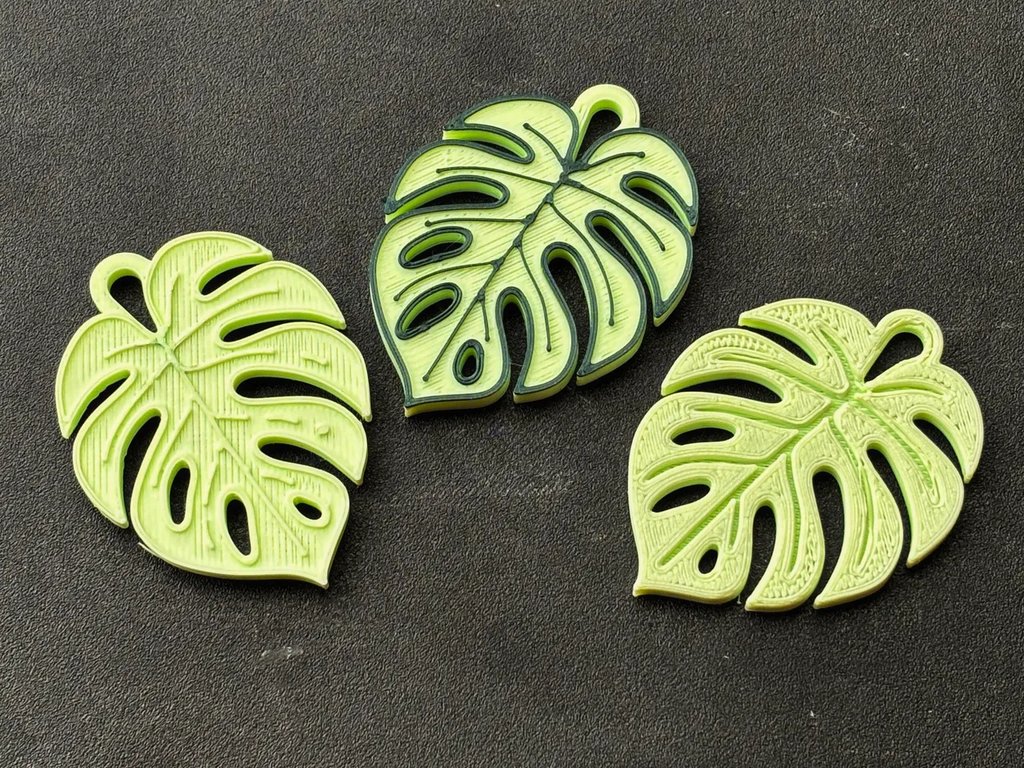 Брелок-лист Монстеры