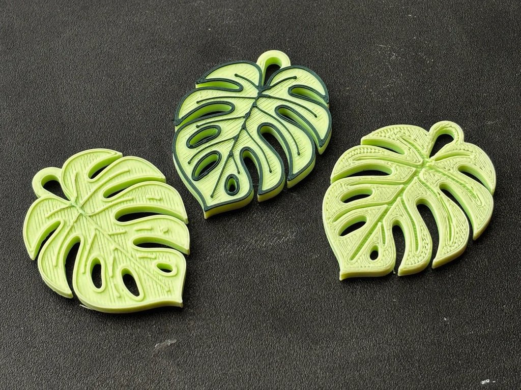 Брелок-лист Монстеры