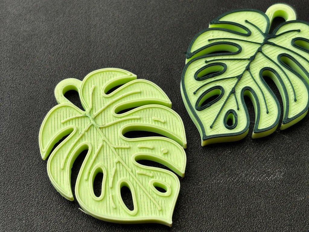 Брелок-лист Монстеры