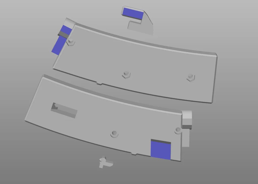 Магазин MP5 AEG изогнутой формы, средний, для Mosquito & Cyma (БЕТА)
