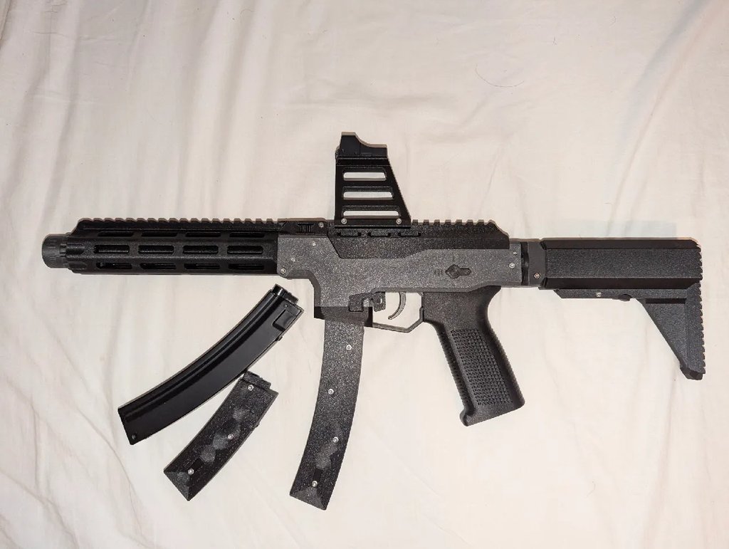 Магазин MP5 AEG изогнутой формы, средний, для Mosquito & Cyma (БЕТА)