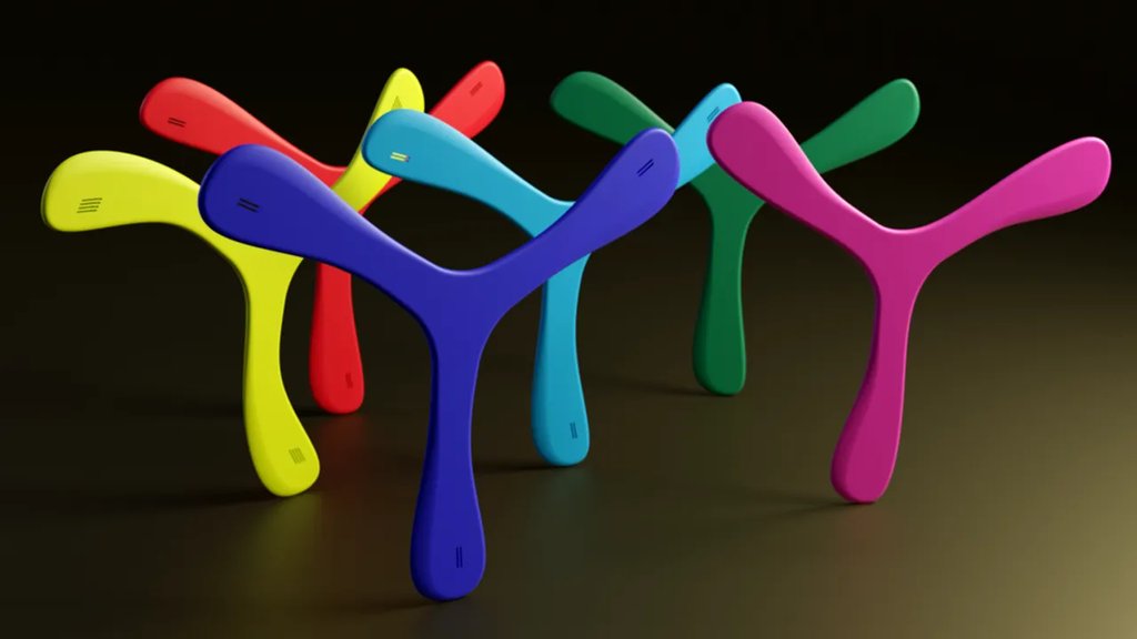 Параметрический бумеранг Triblader