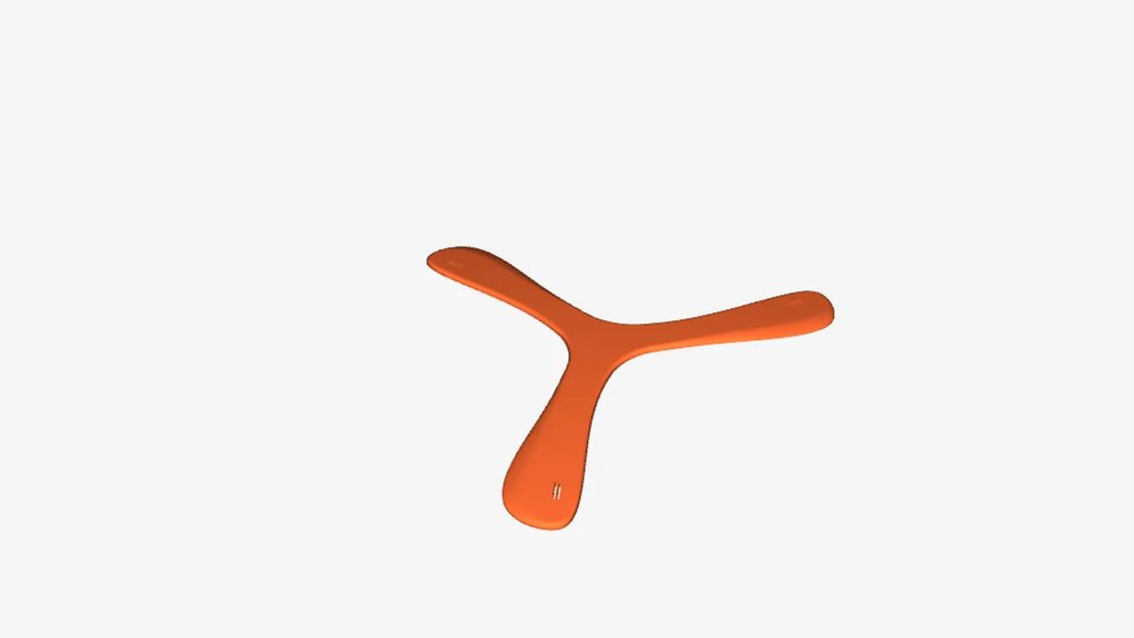 Параметрический бумеранг Triblader